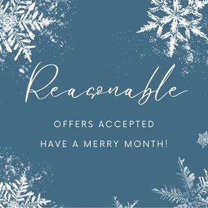 Reasonable priced offers accepted